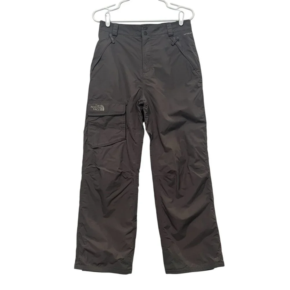 The North Face Boys Snow Ski Pants Size XL/TG Gray HyVent Waterproof Winter - Picture 1 of 12